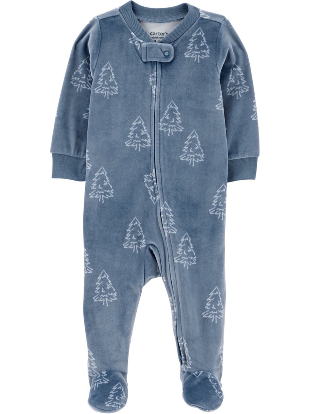 Carterās Child of Mine Suede Long Sleeve Footie Sleeper Size 3-6 Months